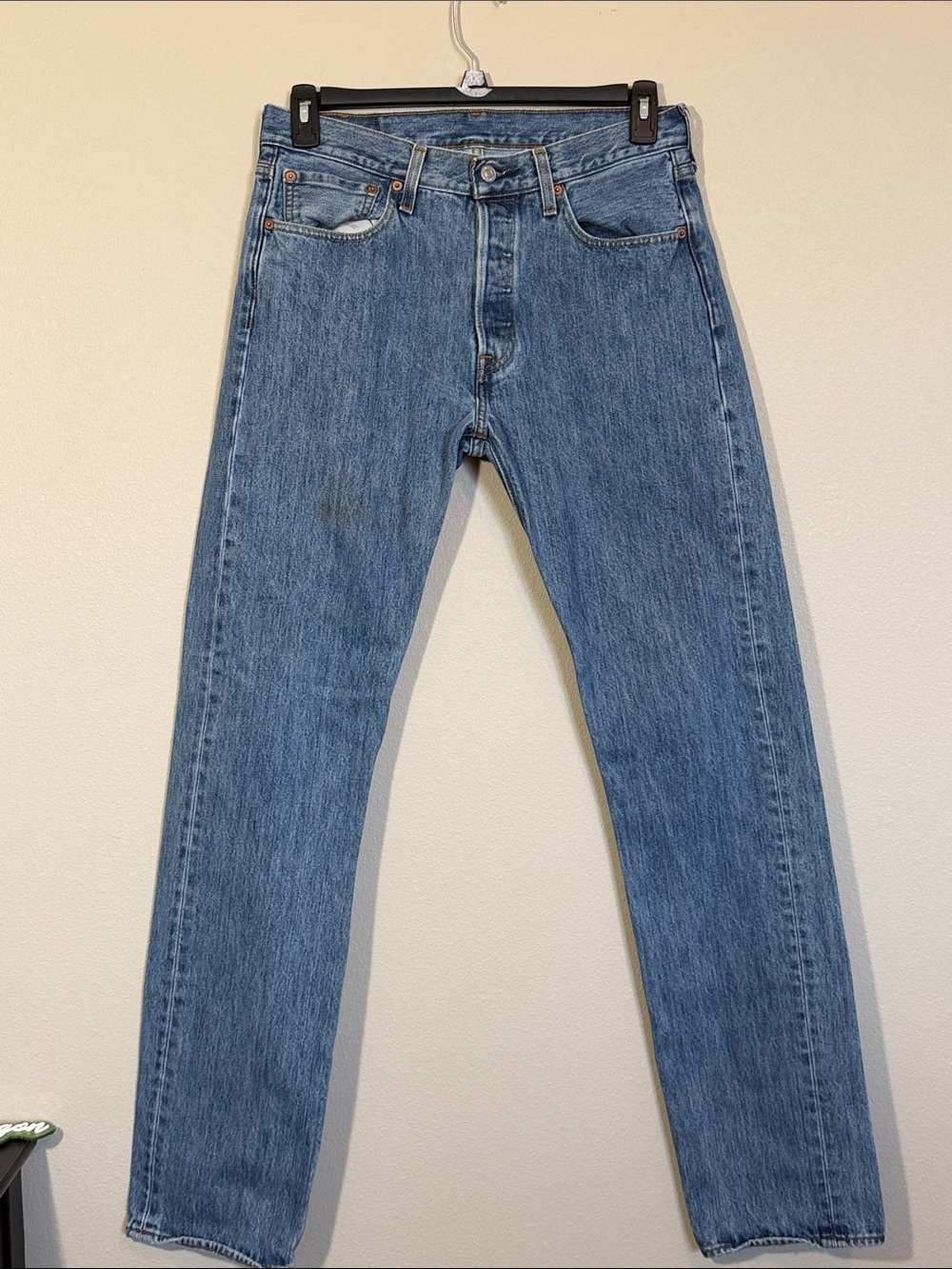 Levi's 501 Blue Jeans, Size 32 x 36